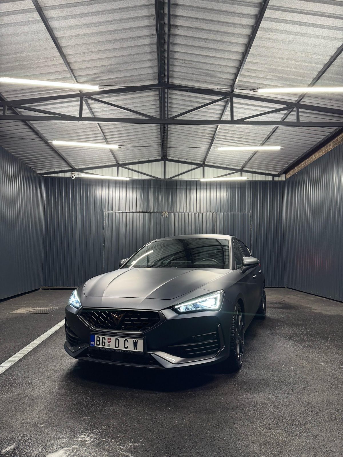 Cupra sa tablicom BG DCW posle pranja